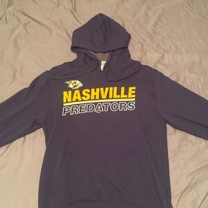 NHL Nashville Predators hoodie. New condition. Women’s size medium. Navy blue.